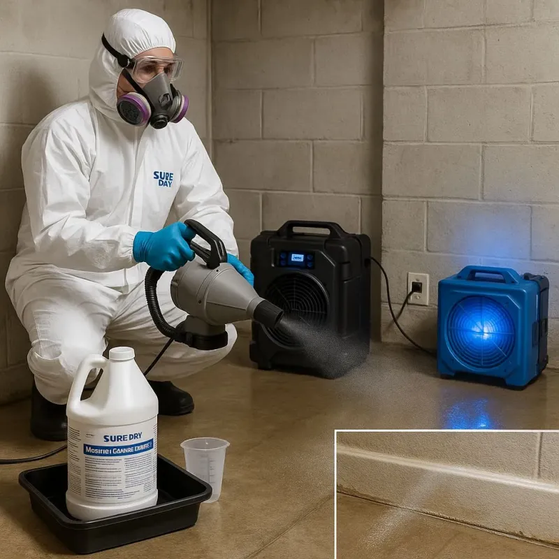 Sanitization and Odor Removal process in Mentor-on-the-Lake, OH