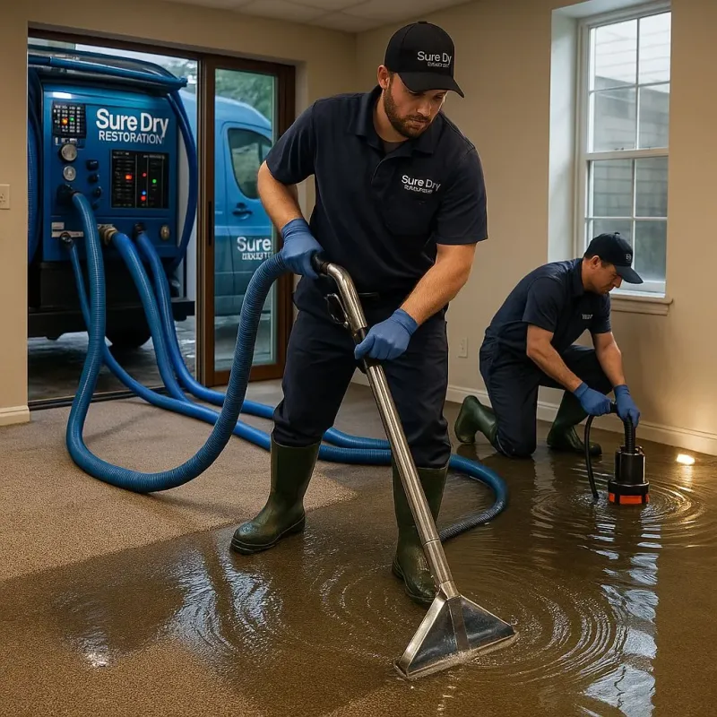 Water Extraction and Removal process in Mentor-on-the-Lake, OH